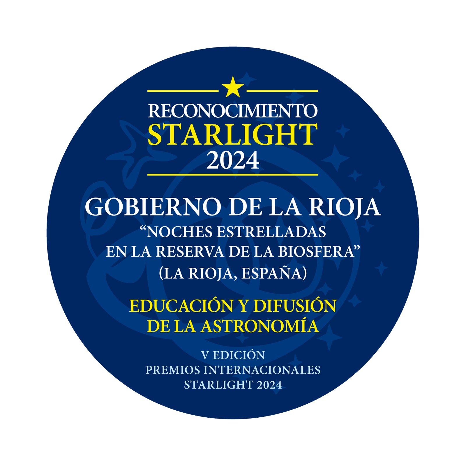 Las “Noches Estrelladas” de la Reserva de la Biosfera de los Valles del Leza, Jubera, Cidacos y Alhama, galardonadas en los Premios Internacionales Starlight