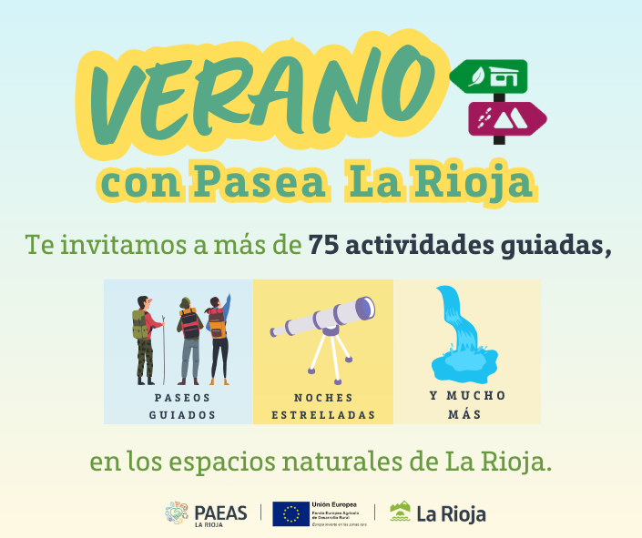 cartel programa Pasea La Rioja Verano 2024