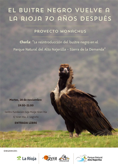 cartel charla divulgativa proyecto Monachus