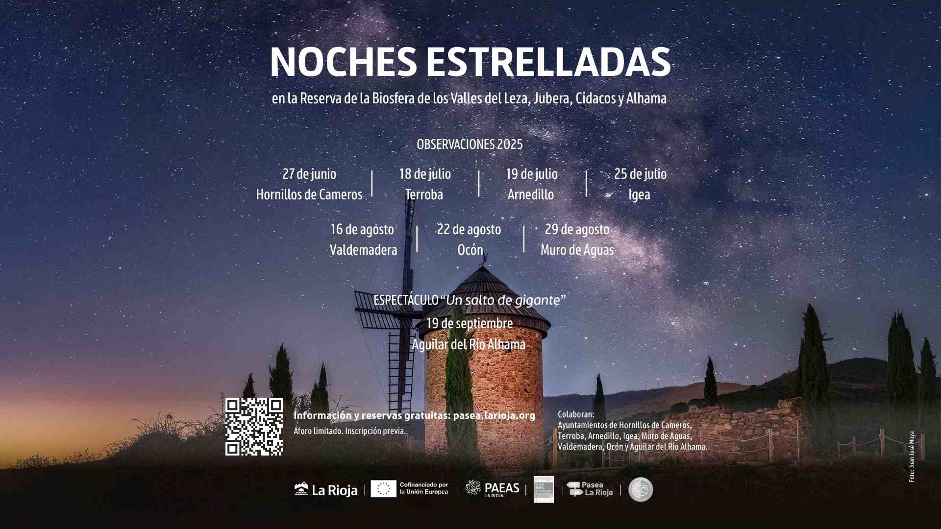 noches estrelladas de la Reserva de la Biosfera