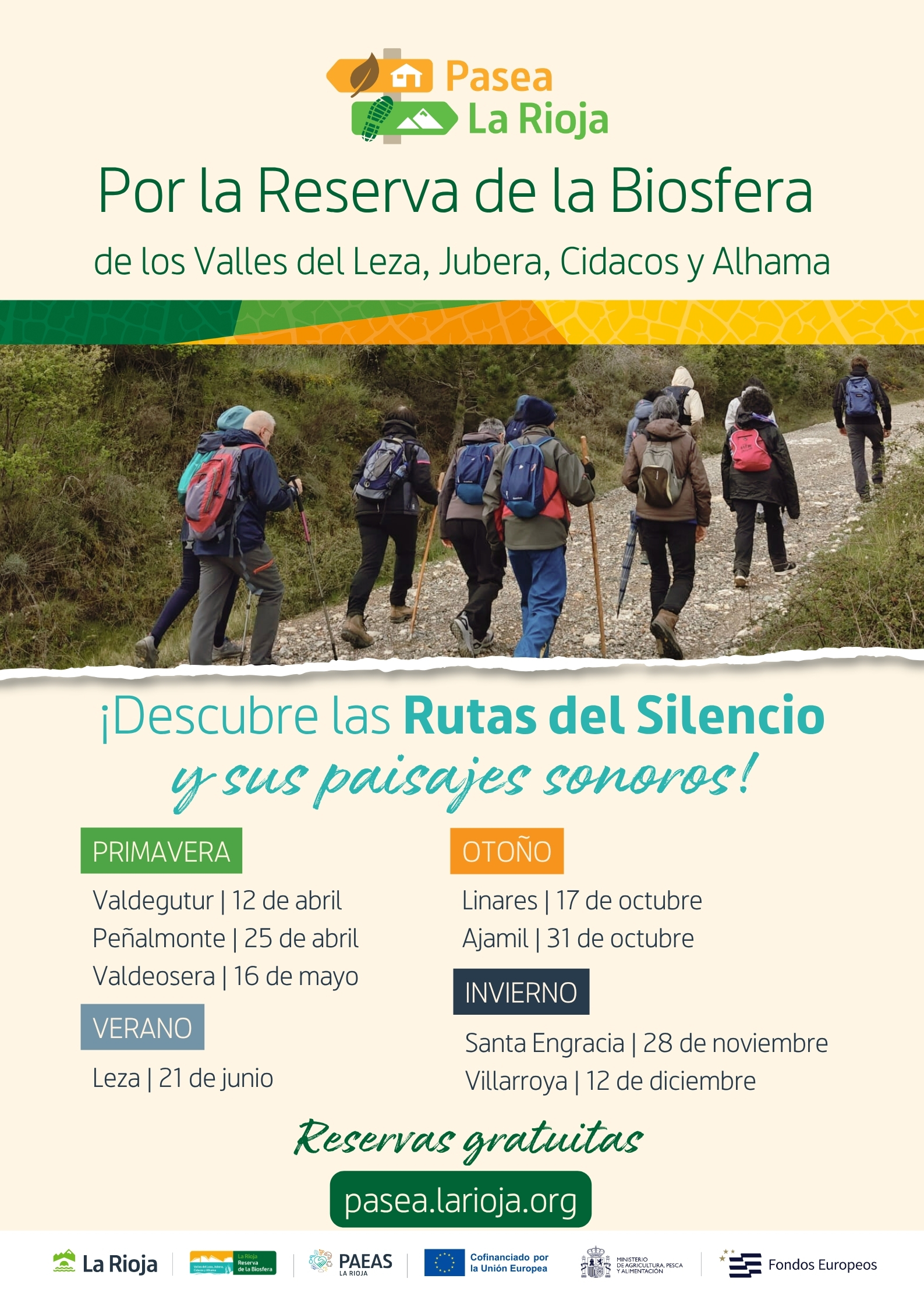 ¡Vuelven las 'Rutas del Silencio' de la Reserva de la Biosfera con 8 salidas guiadas!