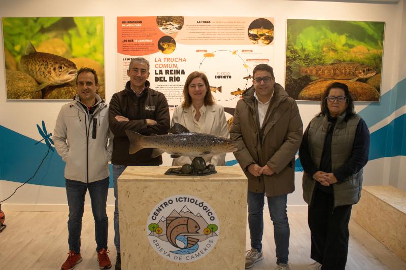 inauguración centro ictiológico de Brieva de Cameros