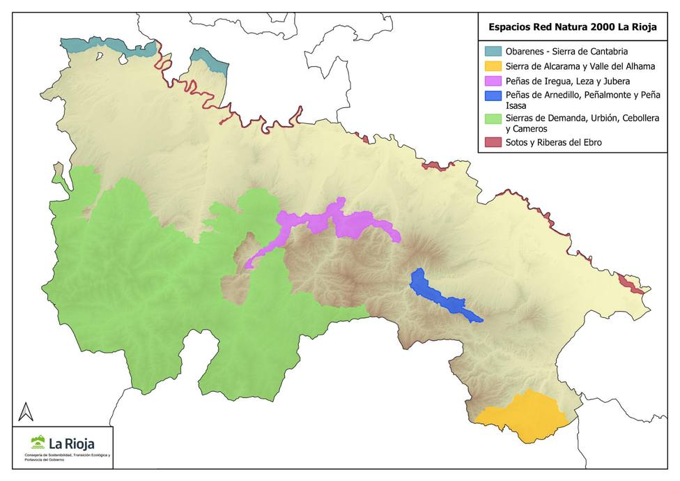 mapa red natura la Rioja