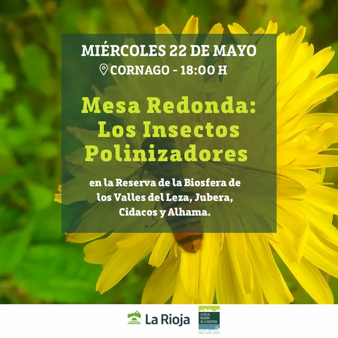 Jornada de polinizadores en la Reserva de la Biosfera de La Rioja