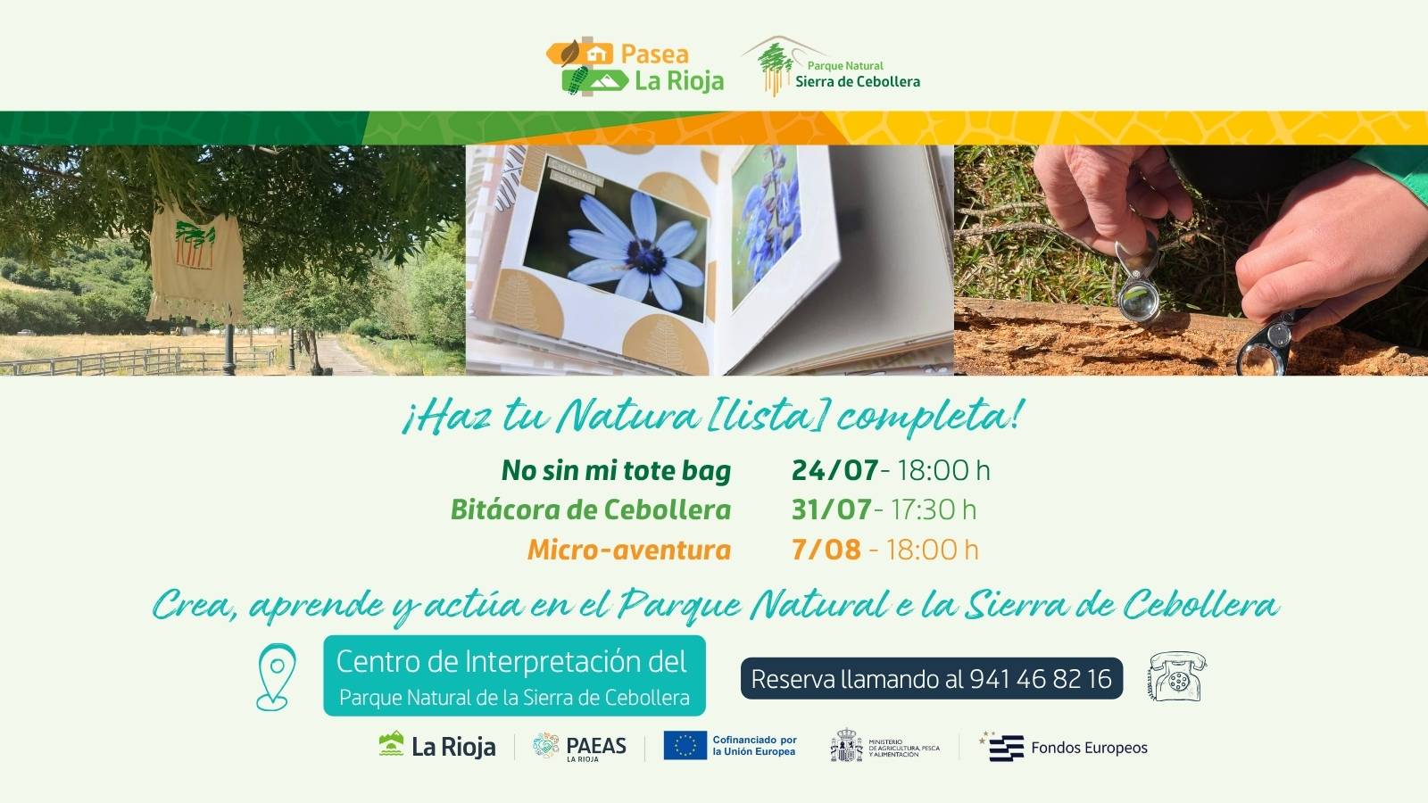 Natura [lista]: crea, aprende y actúa en el Parque Natural de la Sierra de Cebollera